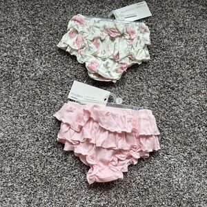Ruffle Bloomers - Pink and Floral